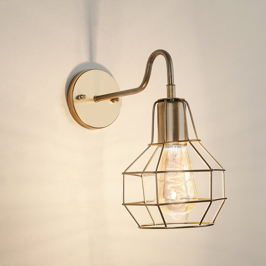 Bomb fit wall lamp - Gold