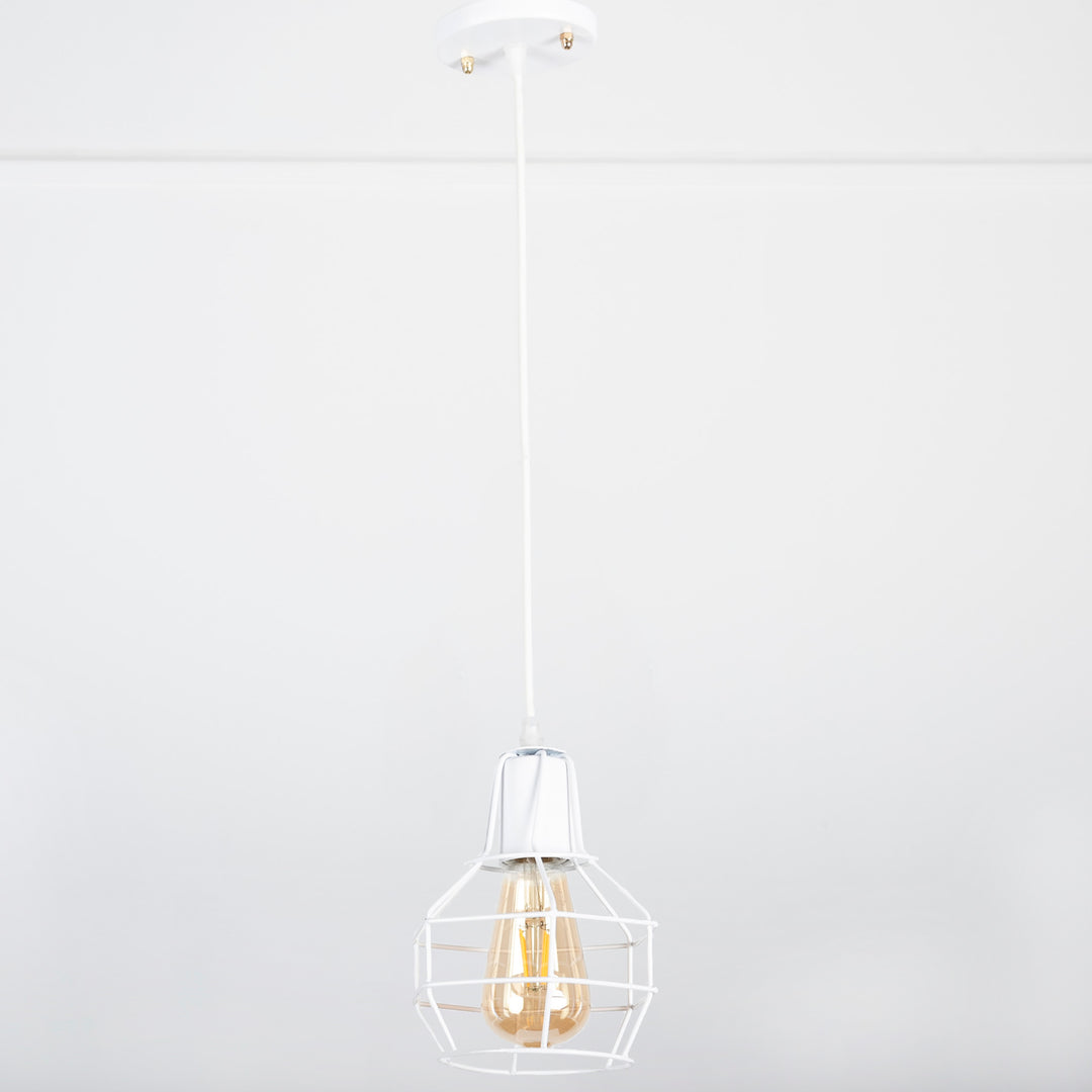 Bomb fit pendant light - White