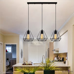 Load image into Gallery viewer, Diamond fit line Chandelier  - Black
