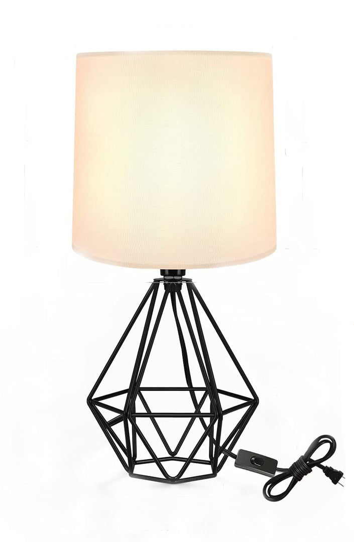 Diamond fit table lamp - Black