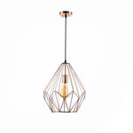 Load image into Gallery viewer, Diamond fit pendant light  - Rose Gold (large)
