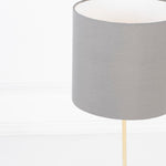 Load image into Gallery viewer, Tavolo gold table lamp - Grey
