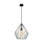 Load image into Gallery viewer, Diamond fit pendant light  - Black (large)
