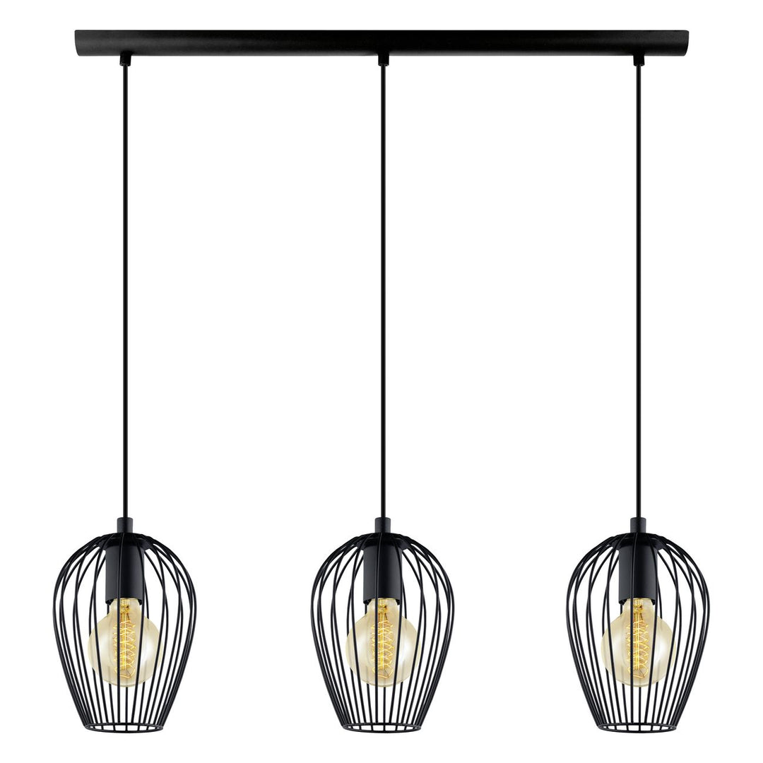 Jaula  line Chandelier  - Black