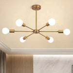 Load image into Gallery viewer, Steco chandelier - 6 branches - Gold
