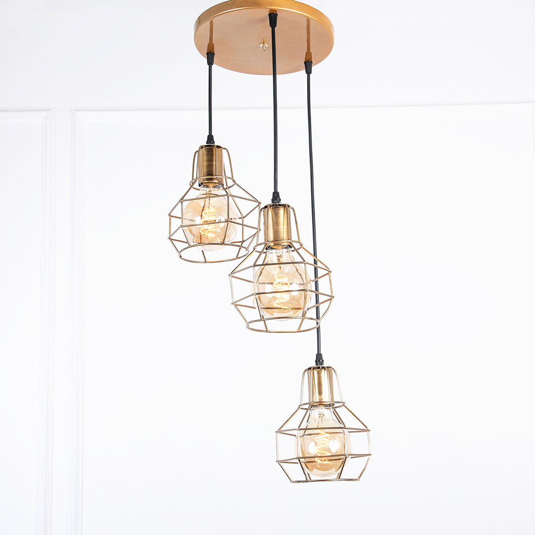 Bomb fit Chandelier  - Gold