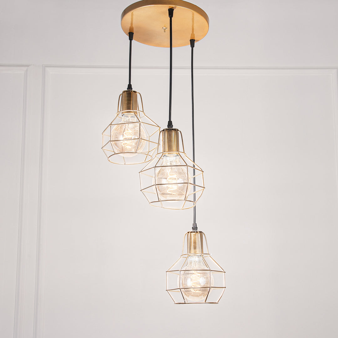 Bomb fit Chandelier  - Gold