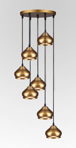 Load image into Gallery viewer, Moulai Chandelier - 7 Cups
