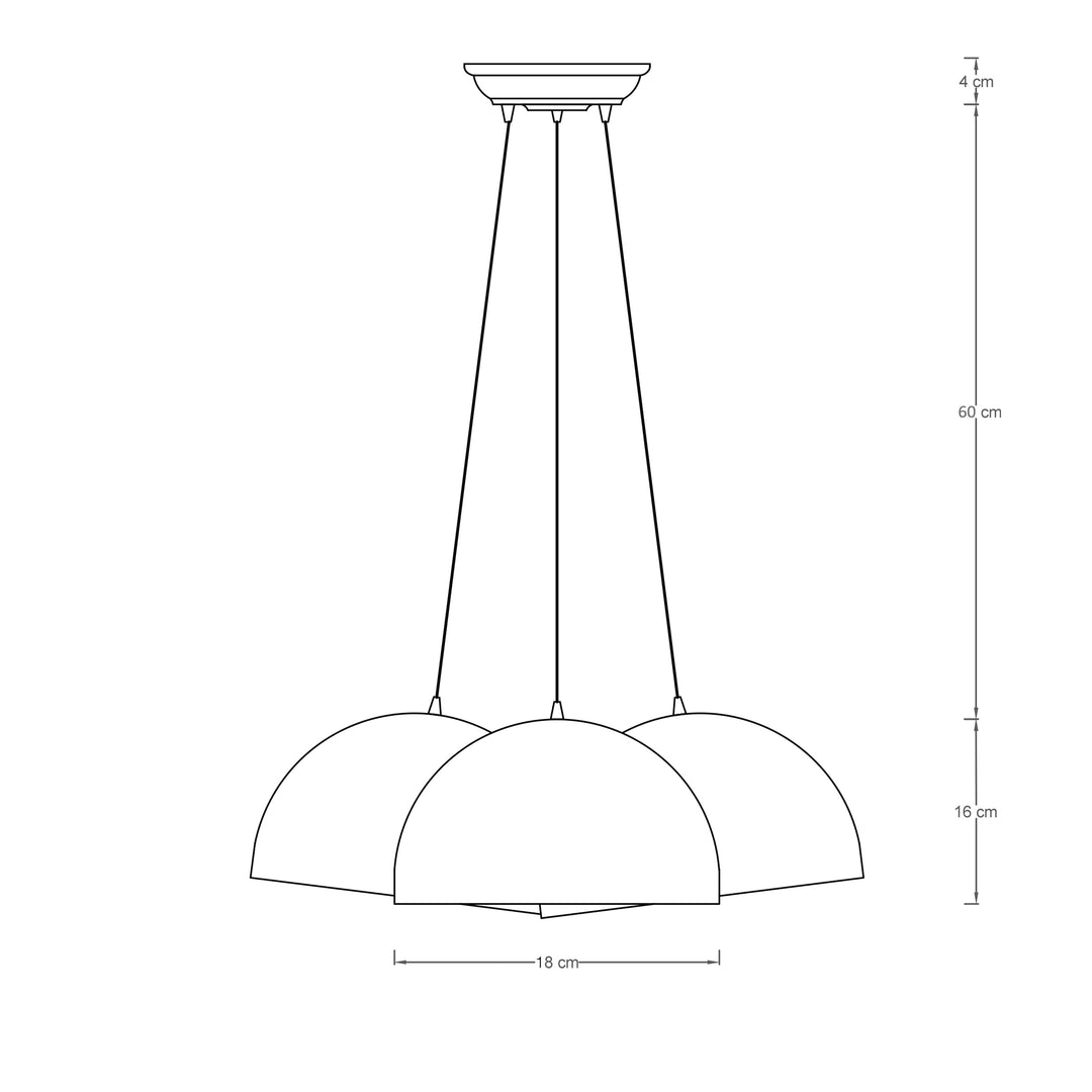 Volex Chandelier - White