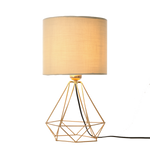 Load image into Gallery viewer, Diamond fit table lamp - Gold
