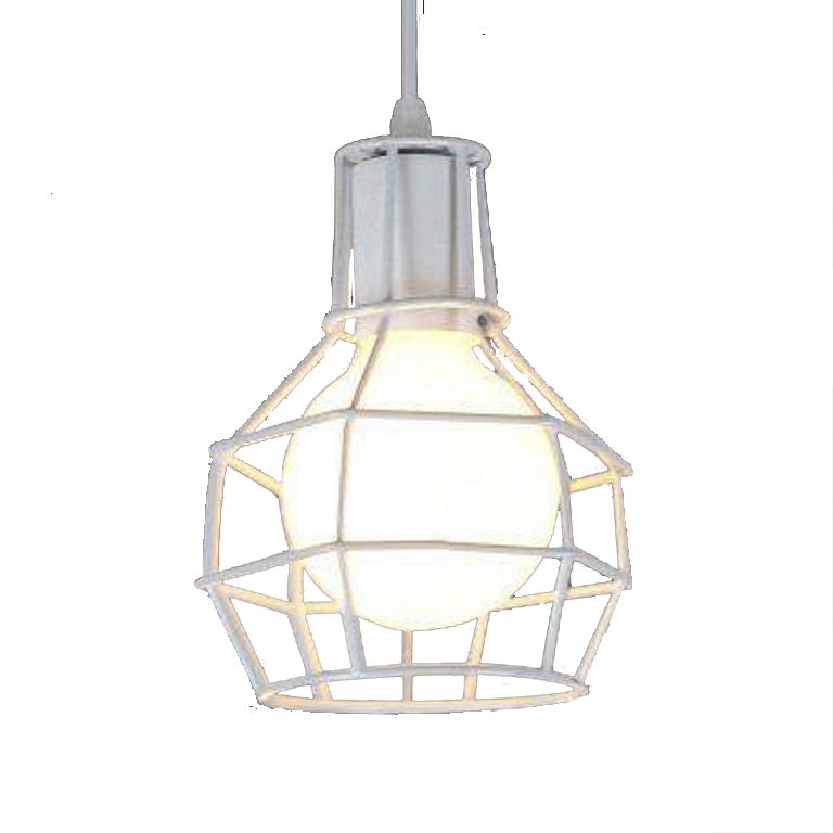 Bomb fit pendant light - White