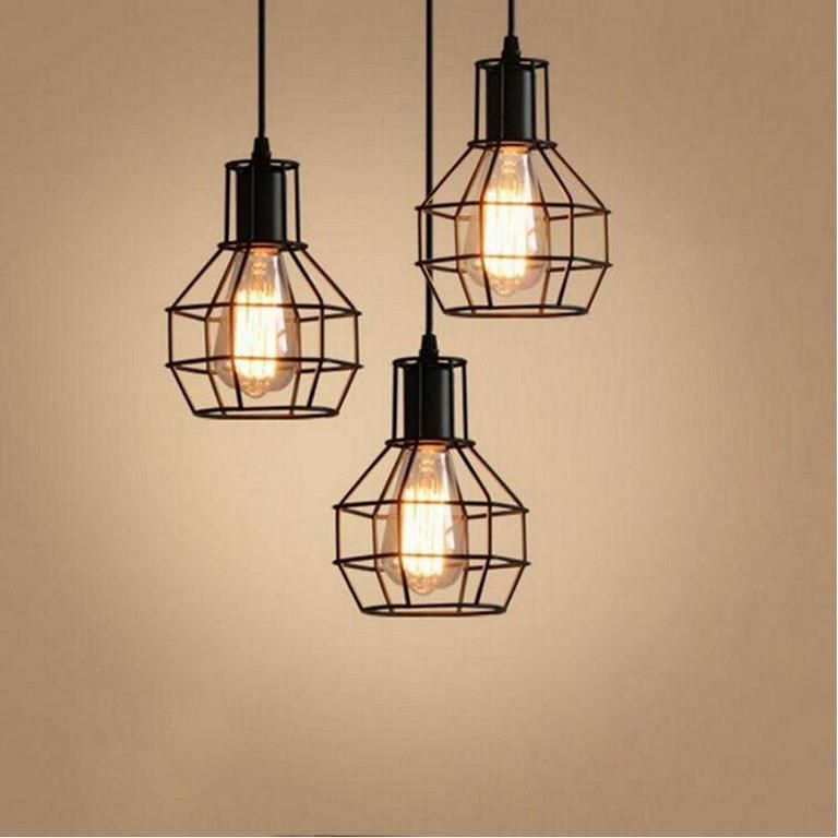 Bomb fit Chandelier  - Black