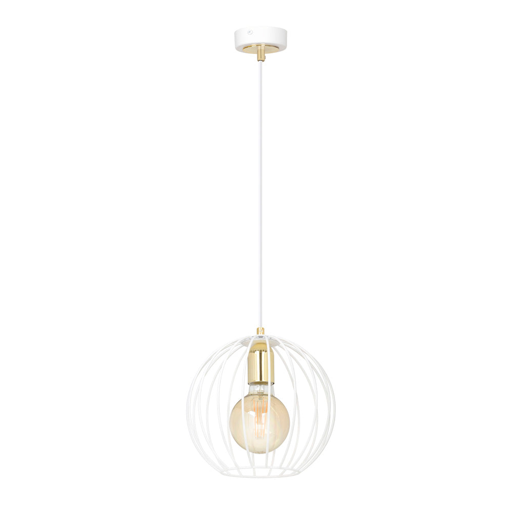 Cage fit pendant light - White