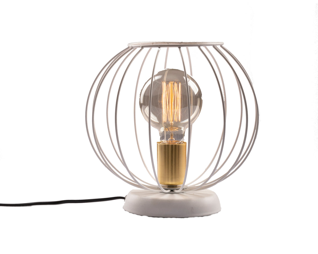 Cage fit table lamp - White