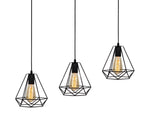 Load image into Gallery viewer, Diamond fit line Chandelier  - Black
