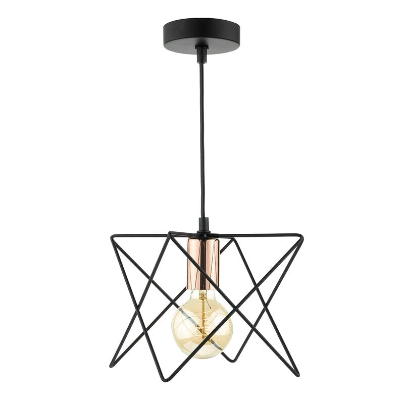 Star fit pendant light  - Black