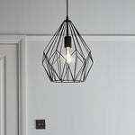 Load image into Gallery viewer, Diamond fit pendant light  - Black (large)
