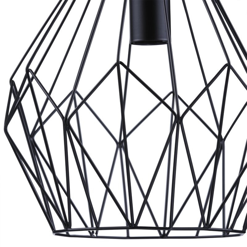 Diamond fit pendant light  - Black (large)