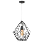 Load image into Gallery viewer, Diamond fit pendant light  - Black (large)
