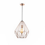 Load image into Gallery viewer, Diamond fit pendant light  - Rose Gold (large)
