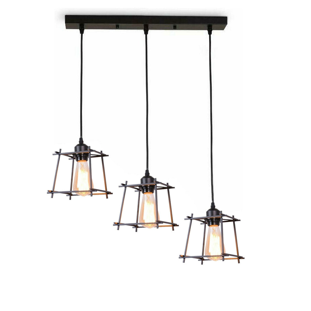 Estilo  line Chandelier  - Black