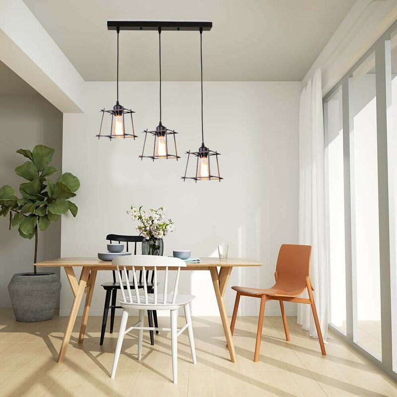 Estilo  line Chandelier  - Black