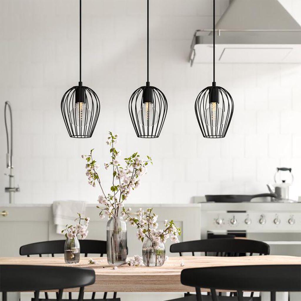 Jaula  line Chandelier  - Black