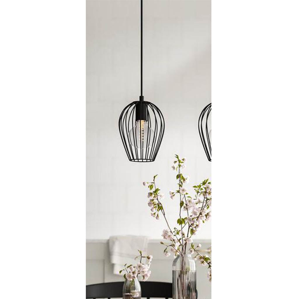 Jaula  line Chandelier  - Black