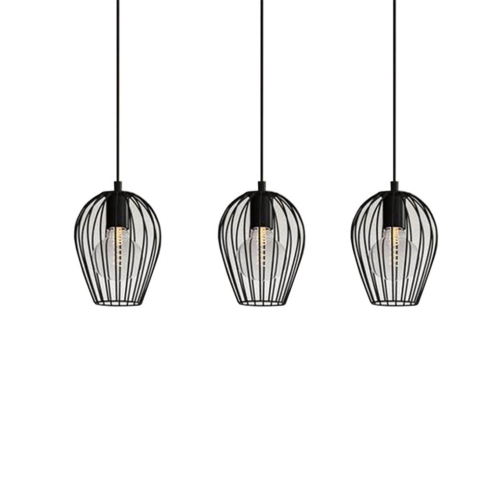 Jaula  line Chandelier  - Black