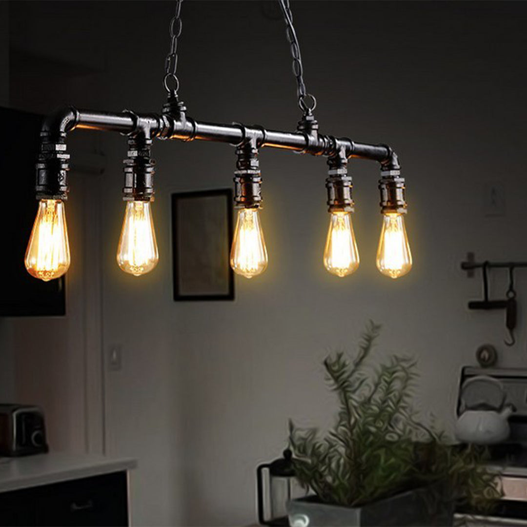 Droplight Vintage Chandelier - 5 Bulbs