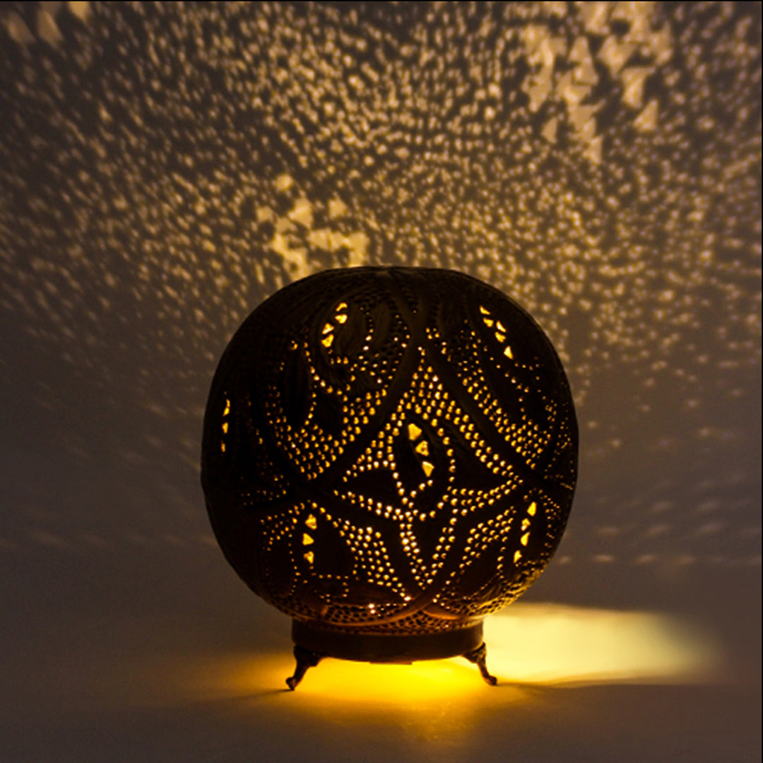 Arwa Lantern Lamp - Gold