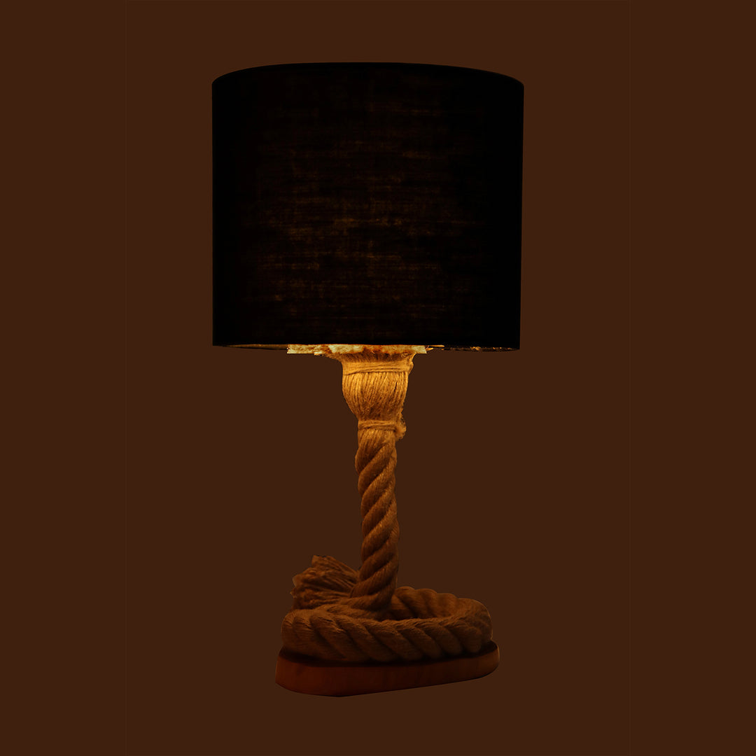 Yoke table lamp - black