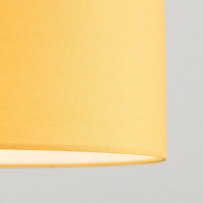 Drum Lampshade Lighting Unit - Yellow