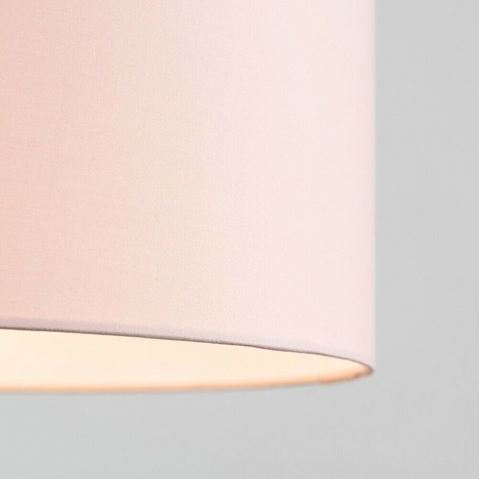 Drum Lampshade Lighting Unit - Rose Pink