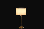 Load image into Gallery viewer, Tavolo gold table lamp - beige
