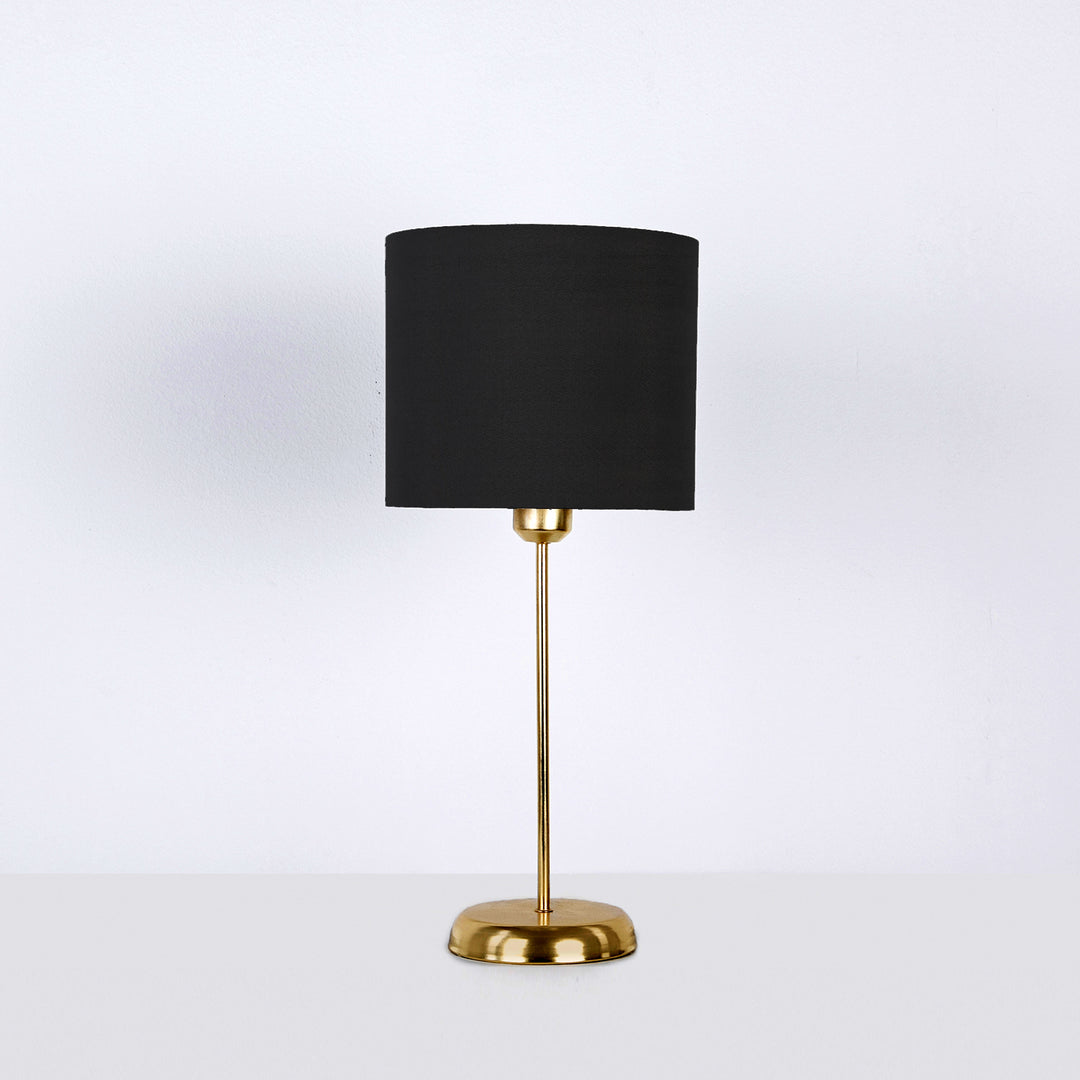 Tavolo gold table lamp - black