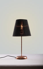 Load image into Gallery viewer, Tavolo rose gold table lamp - Black
