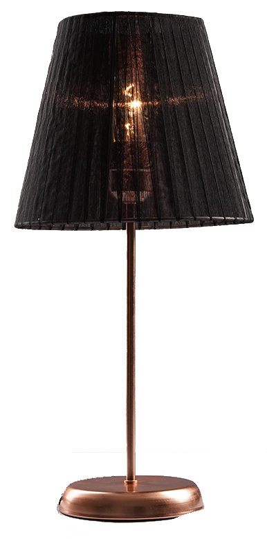 Tavolo rose gold table lamp - Black