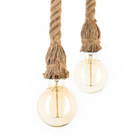 Load image into Gallery viewer, Bamboo Anchor Rope Vinatge Pendant Light - 4 Bulb
