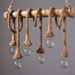 Load image into Gallery viewer, Bamboo Anchor Rope Vinatge Pendant Light
