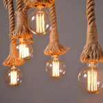 Load image into Gallery viewer, Bamboo Anchor Rope Vinatge Pendant Light
