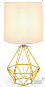 Load image into Gallery viewer, Diamond fit table lamp - Gold
