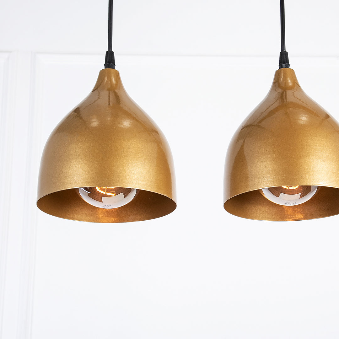 Naomi Line Chandelier - Gold