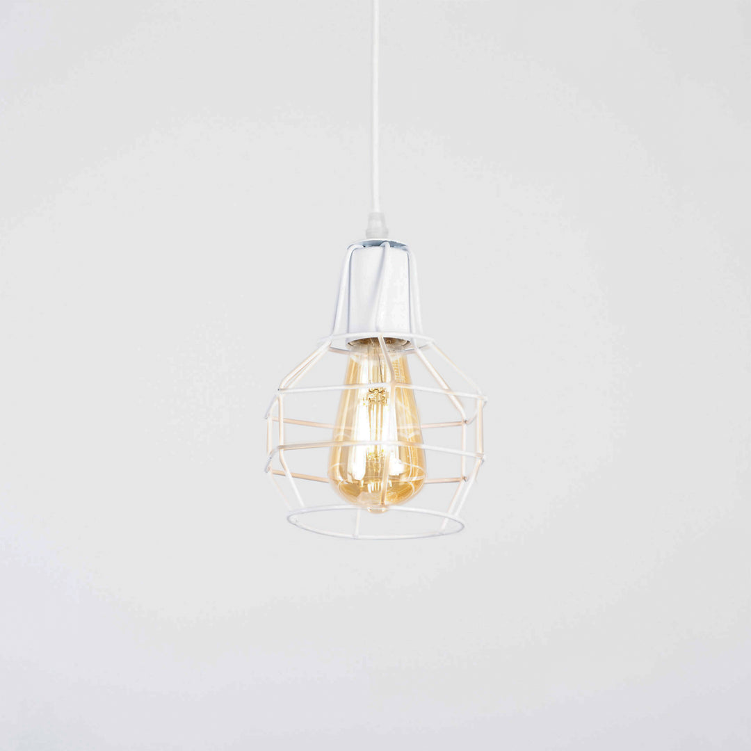 Bomb fit pendant light - White