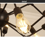 Load image into Gallery viewer, Mesh movable chandelier - 12 branch - black
