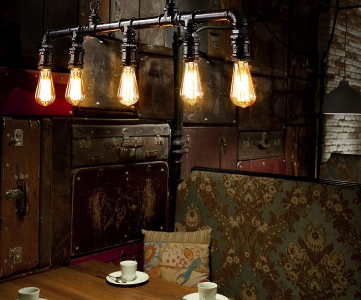 Droplight Vintage Chandelier - 5 Bulbs