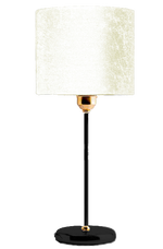 Load image into Gallery viewer, Tavolo Black Table Lamp - Beige (Velvet)
