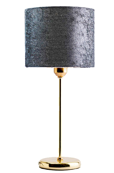 Tavolo gold table lamp - Grey (Velvet)