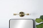 Load image into Gallery viewer, Double simple wall lamp - Gold
