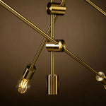 Load image into Gallery viewer, Sputnik Chandelier - 6 bulb - Gold
